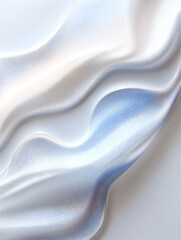白と水色のグラデーションの波模様が重なった背景