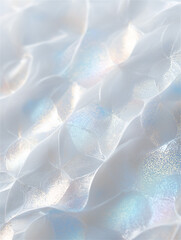 ほのかな虹の艶がある和風柄の水色の和紙背景