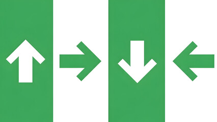 Green and White Directions