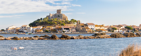 La tour Barberousse à Gruissan dans l'Aude en région Occitanie. © William Carlier