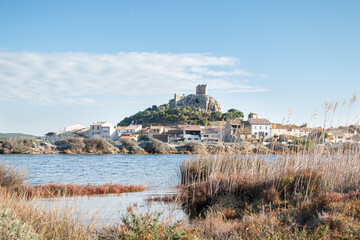 La tour Barberousse &agrave; Gruissan dans l'Aude en r&eacute;gion Occitanie.