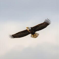 Obraz premium Majestic Eagle Soaring in the Sky