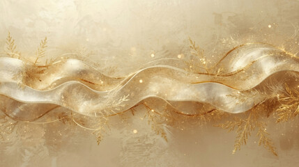 Abstract blue water bubble texture and vintage brown parchment paper create a cold nature painting on an old grunge backdrop vector illustration