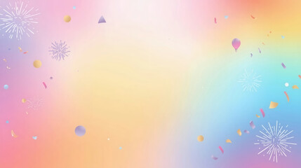 Abstract colorful background with bright stars and soft bokeh texture in a pink and orange vector illustration design for a holiday celebration wallpaper