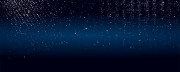 Obraz premium Night Stars Galaxy Light Background