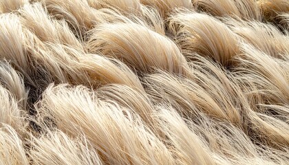 Minimalist Dry Pale Beige Grass Texture Background with Subtle Details