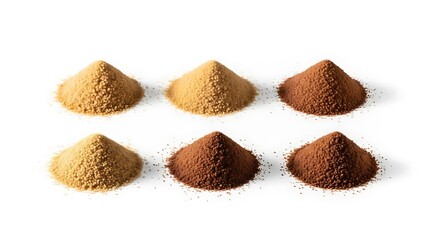 Healthy Organic Coconut Sugar &ndash; Natural Brown Sweetener Piles.