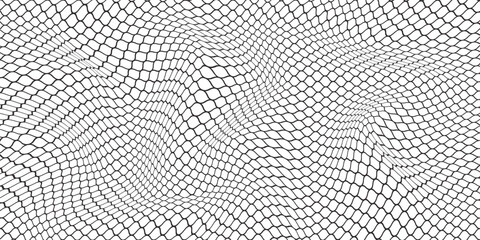 Mesh texture for fishing nets. Grunge pattern for sportswear or soccer goal, volleyball net, basketball. © moh