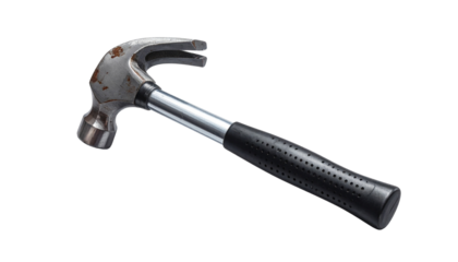 a hammer isolated on transparent background, labour day icon.