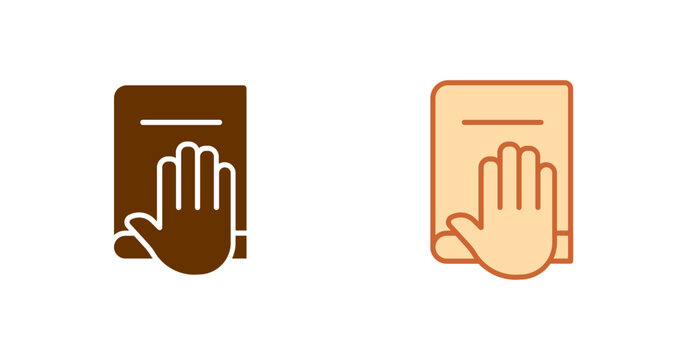Pledge of Allegiance Vector Icon