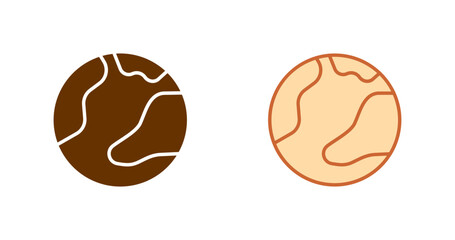Obraz premium Earth Vector Icon
