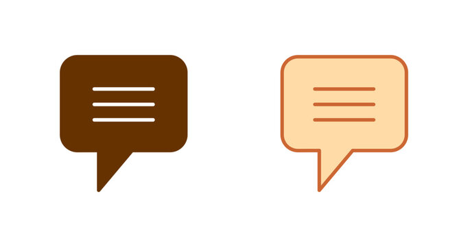 Comment Box Vector Icon