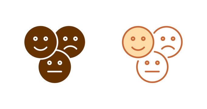 Neutral Feedback Vector Icon