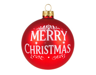 Fototapeta premium Red spherical ornament with 