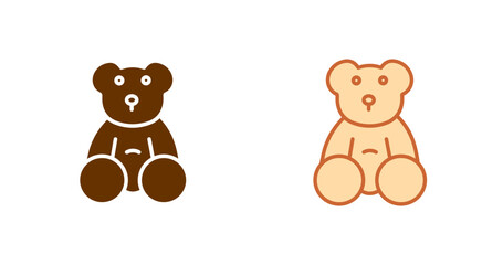 Teddy Bear Vector Icon