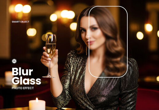 Blur Glass Photo Effect