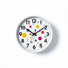 clock on white background