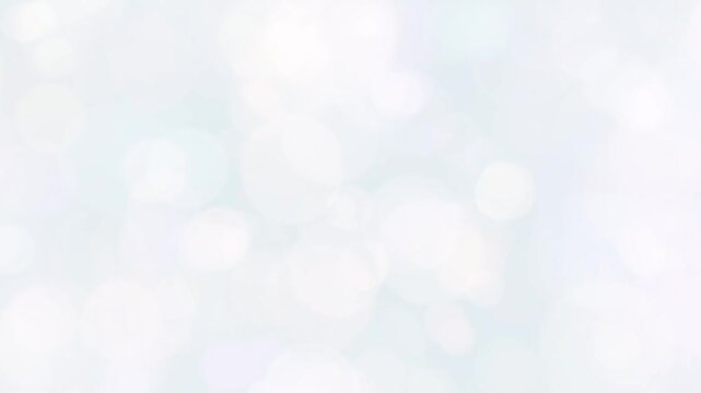 Powder Blue Pastel Bokeh Abstract Background Soft Motion Loop Video