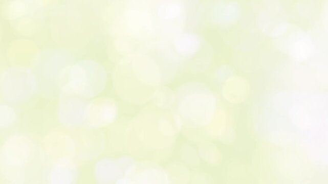 Soft Green Pastel Bokeh Abstract Background Soft Motion Loop Video