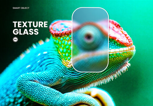 Textured Glass Photo Effect