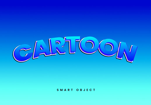 3D Cartoon Text Effect