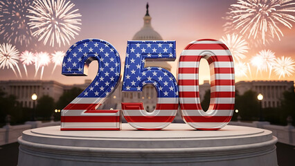Patriotic 250th Anniversary Celebration at the Capitol Building