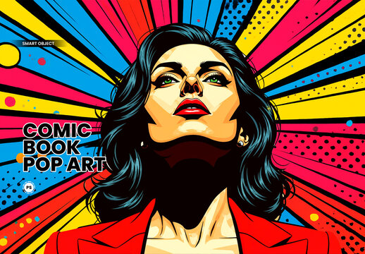 Comic Book Pop Art Photo Effect