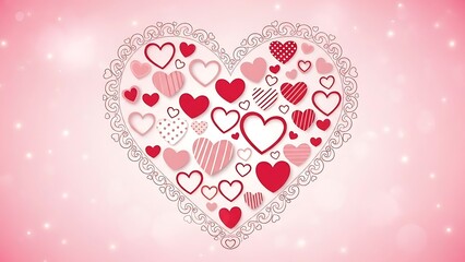 Valentine&rsquo;s heart design for joy and celebration. AI GENERATED.
