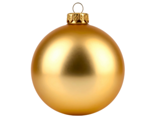 Gleaming golden orb with ornate cap, isolated on black