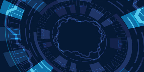 Obraz premium AI technology background, A processing cpu of AI, futuristic digital wallpaper for business or presentations with event tech poster