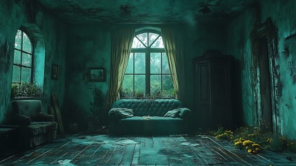 Decayed interior room