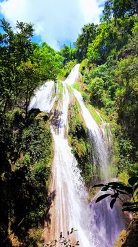 Hoi Khua Waterfall in Luang Prabang, Laos