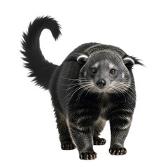 Obraz premium A binturong or bearcat isolated on transparent background