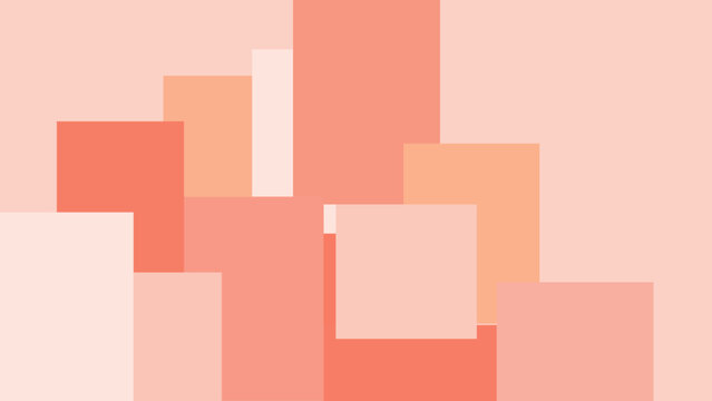 Minimalist Swiss Style Background: Flat Geometric Pink & Coral Rectangles with Professional Hierarchy | Editorial Graphic Design Wallpaper