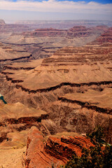 Fototapeta premium Hazy Sky Day At The Grand Canyon Arizona