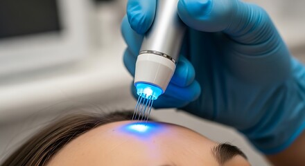 Microneedling treatment for facial rejuvenation