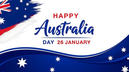 Happy australia day celebration on january 26th