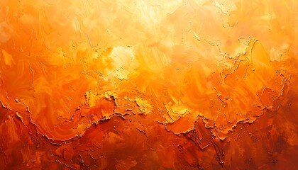Abstract Landscape - A Vibrant Exploration of Warm Hues.