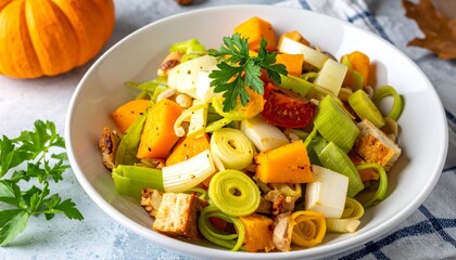 Autumn Harvest Bowl - A Delicious and Nutritious Fall Salad.
