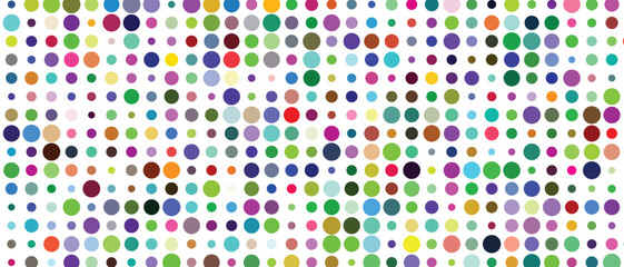 seamless pattern with colorful circles