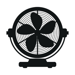 electric fan isolated on white