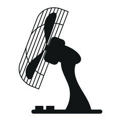 electric fan isolated on white