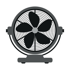 electric fan isolated on white