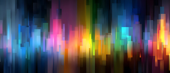 Abstract colorful gradient digital glitch texture background neon vertical light Abstract colorful gradient digital glitch texture background with neon vertical light bar, vibrant spectrum