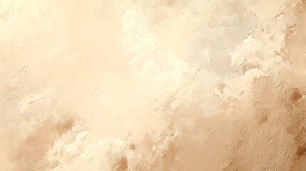 Soft Beige Textured Background with Cloud-like Patterns