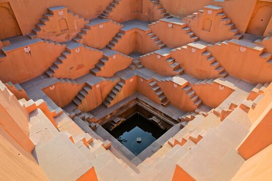 Stepwell of Abhaneri, Rajasthan, India - Geometric Water Architecture