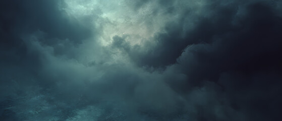 Fototapeta premium Dark cloud storm sky dramatic weather fog texture moody atmosphere abstract background cinematic scene heavy mist night storm fantasy sky brooding dark cloud storm sky dramatic weather fog texture