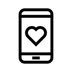 Phone Valentine Icon