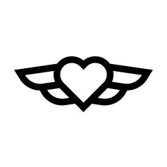 Winged Heart Icon