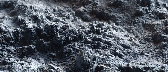 Moon surface lunar ground gray dust rocky texture crater landscape rough background alien terrain barren panorama science fiction exploration mood Lunar ground with gray dust rocky texture